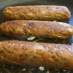 Homemade Vegetarian Sausages