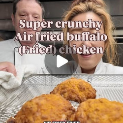 Super Extra Crispy Air Fried Buffalo Chicken