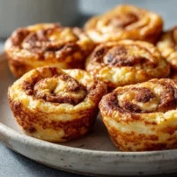 Cottage Cheese Cinnamon Swirl Breakfast Bites
