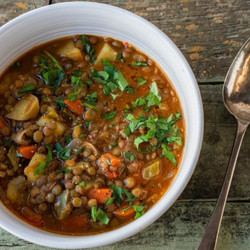 Spanish Pardina Lentil Stew (lentejas)