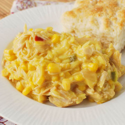 Slow Cooker Cheesy Chicken And Rice