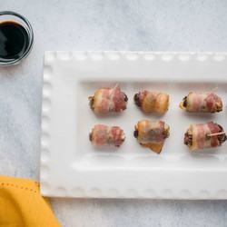 Bacon-wrapped Dates With Blue Cheese Or Gorgonzola