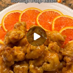 Sourdough Discard Orange Chicken