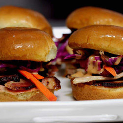 Sliced Pork Butt Sliders With Campfire Sauce
