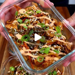 High-protein Teriyaki Chicken Udon