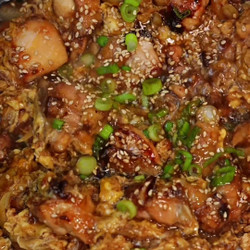 High Protein Chicken &amp; Egg Rice Bowl