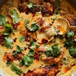 Chicken With Coconut Kale