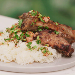Thai-style Baby Back Ribs With Sticky Rice