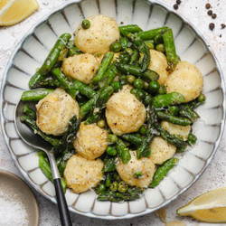 Ricotta Gnudi With Tomato Water