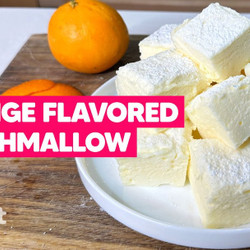 2-ingredients Orange Marshmallows