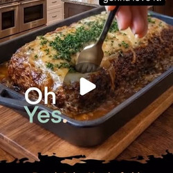 French Onion Meatloaf With Gruyère