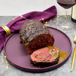 Bavette Rollade Met Truffelsaus