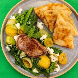 Minted Lamb Traybake batch from scratch