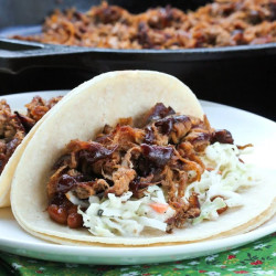 Bbq Carnitas Tacos From White Duck Taco Shop