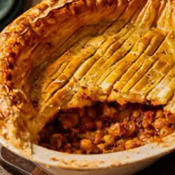 Masala Chickpea Pie