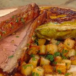 Roast Rump Cap With Spiced Butter And Parmentier Potatoes