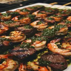 Skewers: Surf &amp; Turf Meets Chimichurri