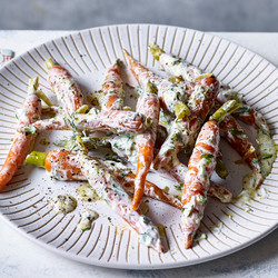 Ottolenghi Carrot Salad With Yoghurt And Cinnamon