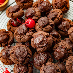 Chocolate Covered Cherry Cookies