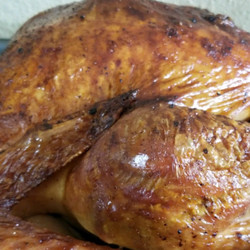 Brined And Roasted Whole Turkey
