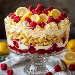 Lemon Raspberry Trifle