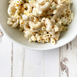 Classic Dill Pickle Macaroni Salad