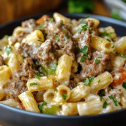 Philly Cheesesteak Pasta