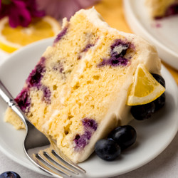 Lemon Blueberry Layer Cake Recipe