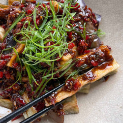 Chinese Eggplant With Spicy Garlic Sauce