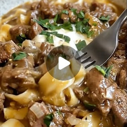 French Onion Beef And Noodles