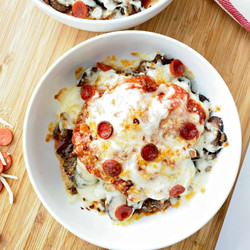 Keto Pizza In A Bowl