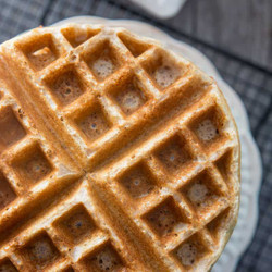 Whole Wheat Greek Yogurt Waffles