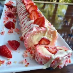 Strawberry Shortcake Sushi