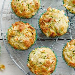 Zucchini &amp; Feta Muffins