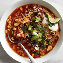 Vegetarian Tortilla Soup