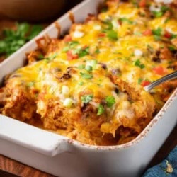 Chicken Burrito Casserole