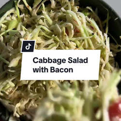 Cabbage Salad With Bacon