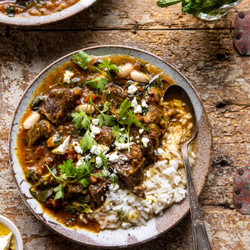 Persian Inspired Herb And Beef Stew With Rice