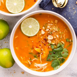Easiest Best Instant Pot Thai Chicken Soup