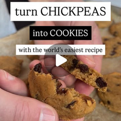 Easy Chickpea Cookies