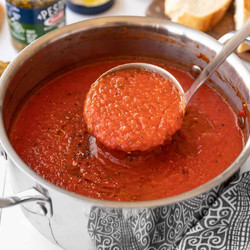 Tomato &amp; Roasted Red Pepper Soup