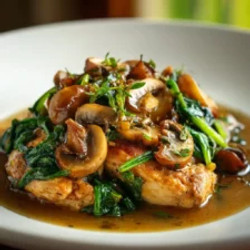 Chicken Mushroom Spinach
