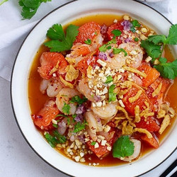 Thai Grapefruit Salad With Shrimp