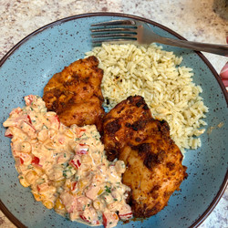 Mexican Street Corn Chicken Rice Bowls