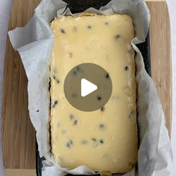 Easy Lemon &amp; Passionfruit Slice