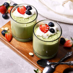 Tofu Matcha White Chocolate Mousse