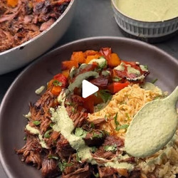Mediterranean Shredded Beef Bowl