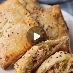 Cheesy Ham And Egg Sourdough Hand Pies