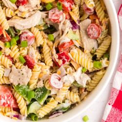 Chicken Ranch Pasta Salad