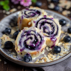 Blueberry Cheesecake Rolls